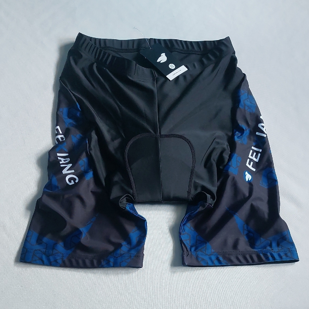 Men's Black and Blue‎ Athletic Shorts XL